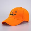 Halloween hattar är roliga och söta för barn och vuxna baseball hatt halloween atmosfär rolig uttryck hatt personlighet skalle duck tunga hatt