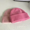 Berretti Cappello lavorato a maglia di lana per donna Berretti elastici caldi a testa grande invernale da donna Protezione per le orecchie autunnali all'aperto Gorras Drop