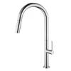 Kitchen Faucets Two-function ABS Shower Head Faucet Pullable Splash-proof Sink And Cold Mixer Basin Faucet.