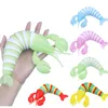 Luminoso Fidget Slug Decompression Toy Favore di partito Giocattoli Fidget Aragosta Giocattoli sensoriali Alleviare lo stress Giocattoli Regali di compleanno per bambini