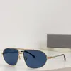 Nieuwe mode-ontwerp ovale vorm pilot-zonnebril 40037U metalen frame klassieke nautische touwtempels eenvoudige en populaire stijl outdoor UV 400-beschermingsbril