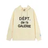 Men's designer Galleries hoodie DeptsAutumn and winter new fat guy loose simple letter print hoodie for men women Pullover Cotton basic sweaters depts