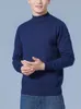 Suéteres para hombre Hombres Suéter de cachemira Otoño Invierno Suave Jersey cálido Jumper Pull Homme Hiver Jersey Medio cuello alto Punto 231021