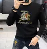 Homens Hoodie Mulheres Designers Moletons Com Letra Impressão Pulôver Mangas Compridas Tops Redondo Pescoço Com Capuz Casual Solto Suéter Algodão Grosso Streetweaer