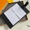 Designer -Tagebuchbuch Notizen Bücher Kartenhalter Pass Wallet für Männer Frauen mit Box Blumen Briefe Grid Checkers Großhandel kostenlos Versand