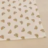Blankets Cotton Muslin Diaper Swaddle Born Crinkle Fabric Stroller Cover
