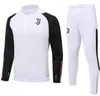 Survêtement Juventus 2023 2024 Demi-pull Football à manches longues DI MARIA VLAHOVIC CHIESA 23/24 Costume d'entraînement Juventus hommes enfants kit uniforme de football vêtements de sport