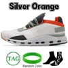 Nouveaux nuages Onse Cloudnova chaussures noir Eclipse Demin Ruby Eclipse Rose feuille de fer argent Orange Triple blanc baskets pour hommes