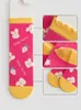 Chaussettes pour enfants ljmofa 5paires / lot chaussettes pour enfants coton bande dessin animé lapin princesse mignon née pour les filles pour enfants pour enfants bébé C159 231021