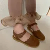 Hosen 2023 Frühling Baby Mädchen Baumwolle Leggings Rüschen Patchwork Koreanischen Stil Reine Farbe Strumpfhosen Kleinkinder Kinder Dünne Hosen