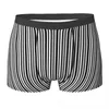 Underpants Striped Pattern Underwear Black And White Art Man Shorts Briefs Cute Boxershorts Custom Oversize Panties