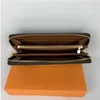 Luxe handtas tas ontwerper groothandel meerdere kleuren mode enkele rits ORGANISATOR ontwerper mannen vrouwen lederen portemonnee M60017 exotische clutch portefeuilles