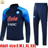 3XL 24 25 SSC 나폴리 마라 도나 트랙 슈트 후드 덩어리 덩어리 마그리 에타 다 칼 시아 테르 오시 헨 휘장 2023 2024 SSC 나폴리 트랜 링 슈트 서킷 유니폼 조깅 코트