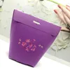 Present Wrap 50st Light Purple Flower Fjäril Bröllopspapper smycken Candy Chocolate Box Anniversary Valentine's Day Favor