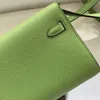 10a retro spiegelkwaliteit designer tas woc portemonnee pure bling koppeling klep hand mini crobody epon lederen gewoon originele handgemaakte echte lederen schouder totekl