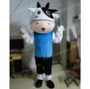 Halloween Cow Mascot Costume Cartoon de haute qualité personnage du thème Carnival Adults Taille de Noël Fête d'anniversaire Tenue de fantaisie