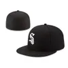 Mode neueste angepasste Hüte Snapbacks Ball Designer Fit Hut Stickerei verstellbare Baseball Baumwollkappen alle Team Logo Sport Hip Hop geschlossene Sonnenmütze W-20