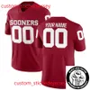 Oklahoma Sooners Futebol Gunnar Allen Savion Byrd Tyler Guyton Kyle Ergenbright Wanya Morris Robert Congel Nate Anderson Mens camisa costurada personalizada CeeDee Lamb