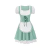 Casual Dresses Women's German Oktoberfest Traditional Clothing Plaid Cocktail Dress Sleeveless Cute Sundresses For Women Womens Work