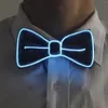 Bow Ties LED Işık Erkekler için Aydınlık Aydınlık Aydınlık Dans Partisi Noel akşam kulübü kravat dekorasyon aksesuarları