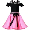 Stage Wear Kids Latin Dance Kleding Meisjes Oefenen Prestaties Split Professionele Competitie Zomer