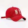 MLB Cap Hoed Luxe Beanie Topkwaliteit NY Designer Letter Baseball Hoed Koreaanse versie Groot hoofd Omringend gezicht Kleine eend tonghoed Straat