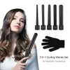 Curling Irons 5p Curling Iron Hair Curler 9-32mm Professional Curl Irons Ceramic Styling Tools Hair Tong Hair Styling Tools 231021