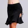 Etapa desgaste 2023 mujer falda de baile latino tango samba salsa salón de baile mujeres spandex negro