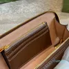 Vintage Box Bag Designer Axel Cross Body Bags Mini Fashion Trunk For Boys and Girls Geometric Mönster Storlek 18*10.5 cm