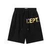 Men's designer GalleriesPants Deptsletter printed shorts summer new men's and women's lovers' large size Capris