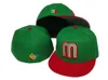 Mode Mexico M brief Baseball caps zomer stijl Gorra bot Mannen Merk vrouwen Unisex hiphop Volledig Gesloten Hoeden F-9