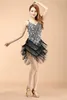 Stage Wear Sexy Elegant Women Dance Dress Latin Tassel Sequin Fringe Skirt Samba Salsa Dresses Costumes