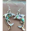 Orecchini pendenti Zelanda Abalone Shell Libellula Delfino Elefante Perline Orecchino 1 paio WFH1123