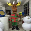 Halloween Elch Maskottchen Kostüm Top Qualität Cartoon Charakter Outfits Anzug Unisex Erwachsene Outfit Geburtstag Weihnachten Karneval Kostüm