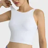 Yoga Outfit Abs Loli Women Beauty U-Back Sports reggiseno imbottito Copertura completa Allenamento Rras High Neck Gym Running Fitness Crop Tops