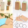 6Pcs Ring Lose-Blatt Notizblock Tragbare Speicher Papier Binder Memo Scratch Notizen Pads (Gelegentliche Farbe)