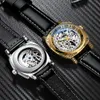 CHENXI Orologi da uomo di marca Orologio meccanico automatico Tourbillon Orologio sportivo Orologio da polso da uomo impermeabile Relogio Masculino