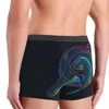 Underpants Dolphin Underwear Neon Line Art Man Boxer Brief Breathable Boxershorts High Quality Print Plus Size