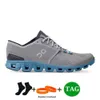 ON Shoes Cloud X Sneaker triple noir blanc Aloe alliage rouge gris frêne Storm Blue orange bas baskets de sport pour hommes US 5115black cat 4s