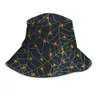 Cadılar Bayramı Şapkaları Çocuklar ve Yetişkinler İçin Komik ve Sevimlidir Yaz Sonbahar Sonbahar Yirmi Cadılar Bayramı Sevimli Baskı Balıkçı Şapkası Geniş Memul Güneş Gölgeleme Şapkası Balıkçılık Katlanabilir Şapka