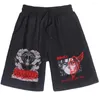 Men's Shorts Anime Bleach Casual Loose Beach Cotton Short Pants Man Woman