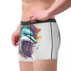 Mutande Delfino Intimo Psychadelic Grafitti Boxer maschile Slip boxer elasticizzati Design alla moda Taglia grande