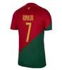 23/24 Portugal Ronaldo B.Fernandes Soccer Jerseys National Team 2023 2024 Bruno Football Shirt