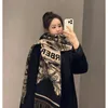 أزياء Cashmere Velvet Darf Shawl Classic Designer Pattern Scarves Hight Elegance Gift