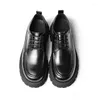 Dress Shoes Men's Laces Style Leather Work Wear High-end Wedding