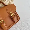 Handbags England Style Kids Luxury Designer Vintage Leather Handbag Toddler Little Girls Mini Cute Crossbody Purse 231021