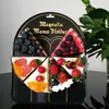 装飾的な花シミュレーションフルーツsrtawberryラズベリートライアングルスライスケーキモデルライフラークフードポップ人工アイスクリーム面白いおもちゃ
