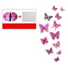 Wall Stickers 3D Stereo Butterflies Home Decor Art Decals Creative Painting Refrigerator Magnets Bedroom Living Room