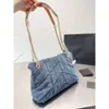 Torby wieczorowe najwyższej jakości designerka loulou design skórzana klapa Messenger ramię Crossbody Bag Classic Flap Kobiet torebki torebka mm