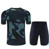 Ensembles de survêtements de football Barcelone SURVÊTEMENT ensemble 23/24 Short à manches courtes hommes kit de football chandal futbol survetement madrides LEWANDOWSKI TRAINING suit